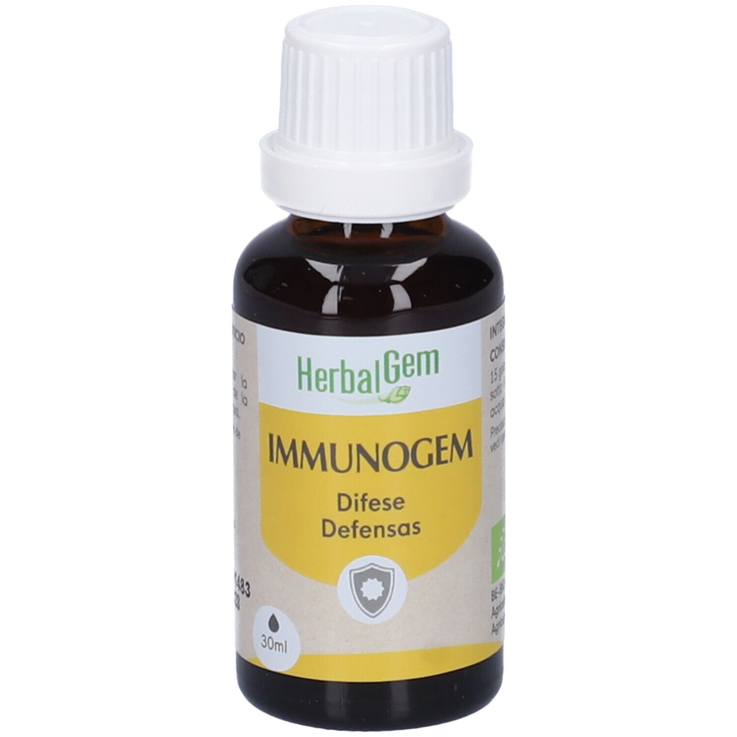Herbalgem Immunogem Difese Concentrato di Gemme Fresche Gocce 30 ml Soluzione orale