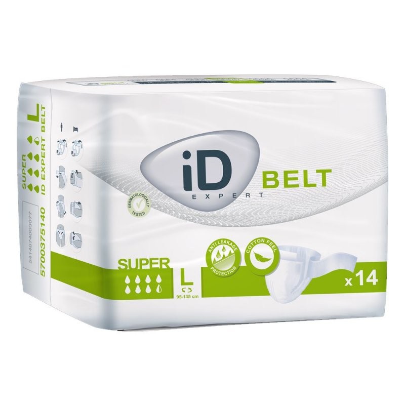 Pannolone per incontinenza id expert belt tbs super large n2 14 pezzi