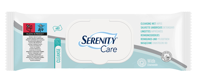 Serenity Skincare - Salviette Detergenti con Camomilla, 63 salviette