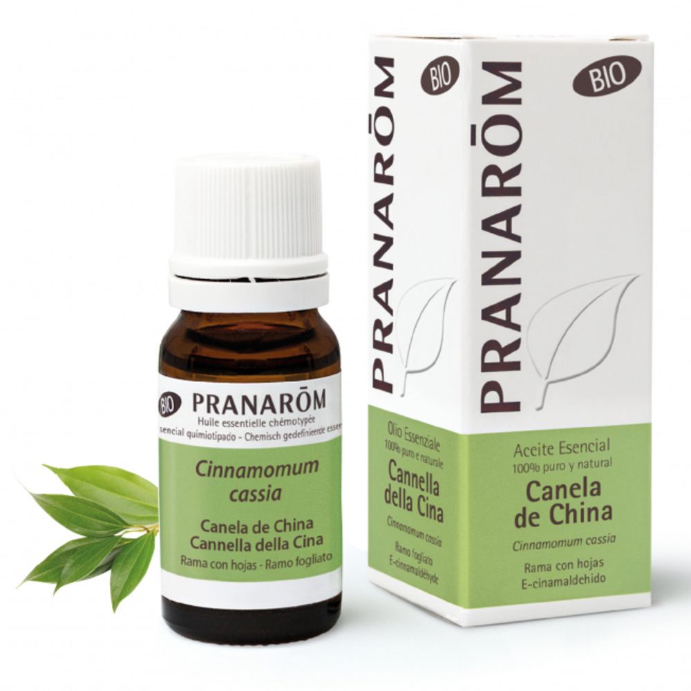 Pranarom Olio Essenziale Cannella della Cina Ramo Fogliato 10 ml Soluzione orale