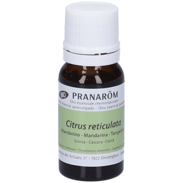 Pranarôm Olio Essenziale BIO Mandarino 10 ml per Digestione e Relax