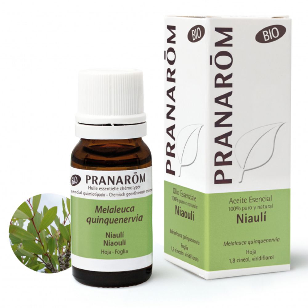 Pranarom Olio Essenziale Niaouli Foglia 10 ml Soluzione orale