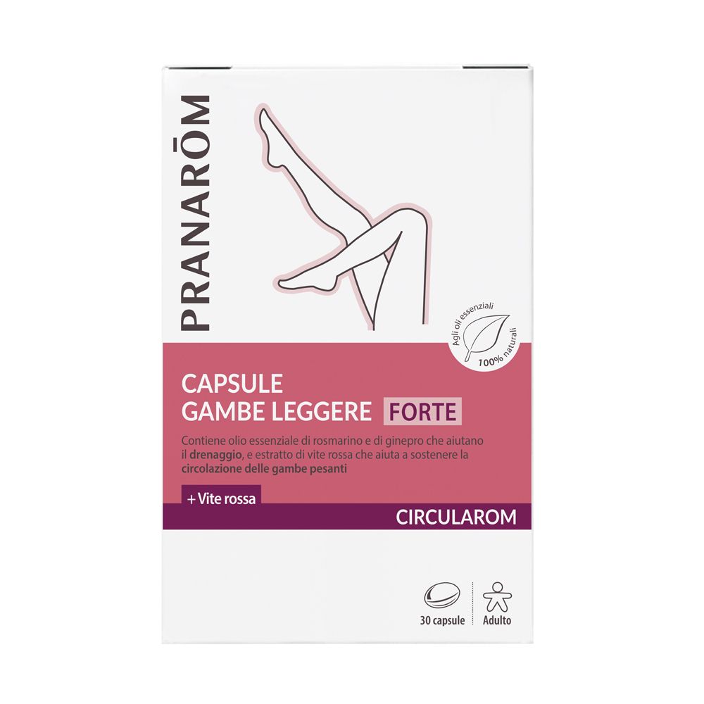 Pranarom Circularom Capsule Gambe Leggere Forte 1 pz Gel