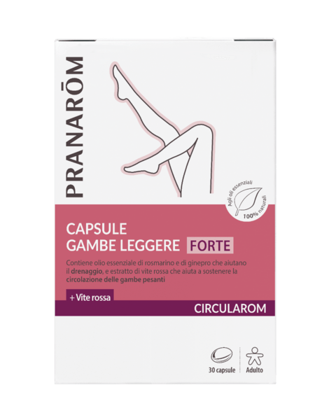 Pranarom Circularom Capsule Gambe Leggere Forte 1 pz Gel