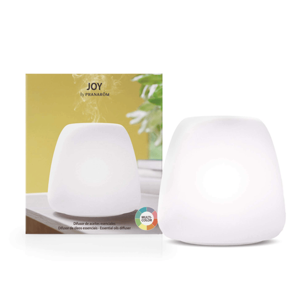 Pranarom Joy Diffusore Oli Essenziali Ultrasuoni da 90ml con Luce LED in Vetro