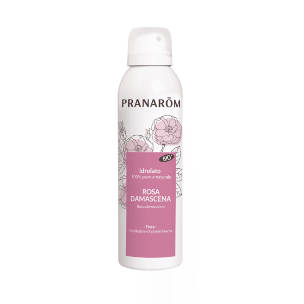 Pranarom Idrolato Rosa Damascena 150ml Idratante per Viso e Corpo Bio