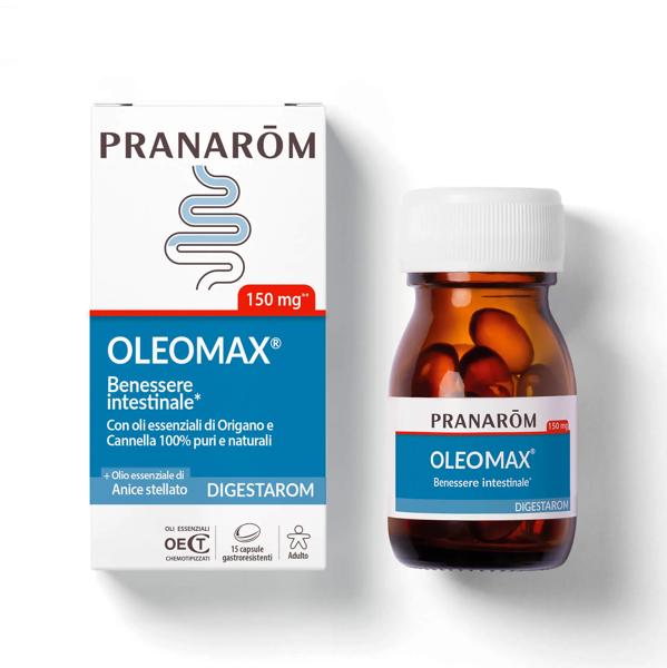 Pranarom Oleomax Benessere Intestinale Con Oli Essenziali 15 Capsule