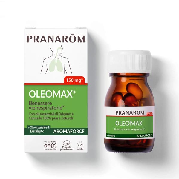 Pranarom Oleomax Benessere Vie Respiratorie Con Oli Essenziali 15 Capsule