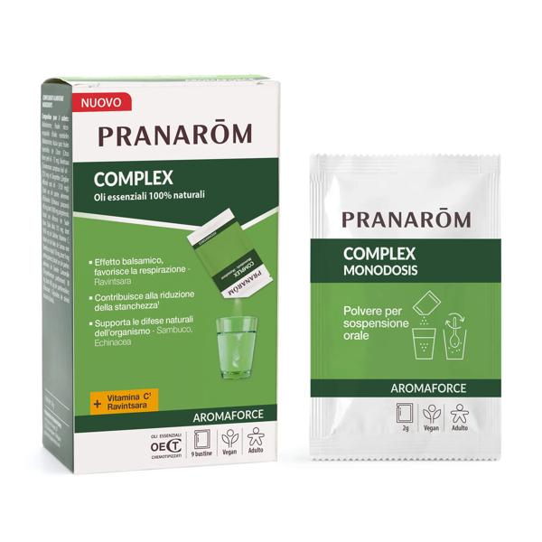 Pranarom Aromaforce Complex Con Oli Essenziali Per Le Difese Immunitarie 9 Bustine