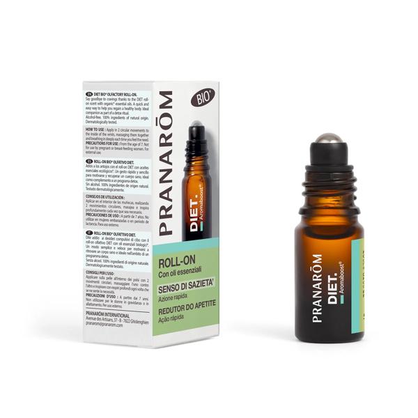 Pranarom Aromaboost Diet Bio Per Il Senso Di Sazietà Roll-On Olfattivo
