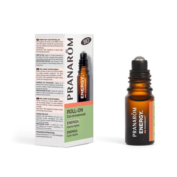Pranarom Aromaboost Roll-On Energia Bio 5 ml