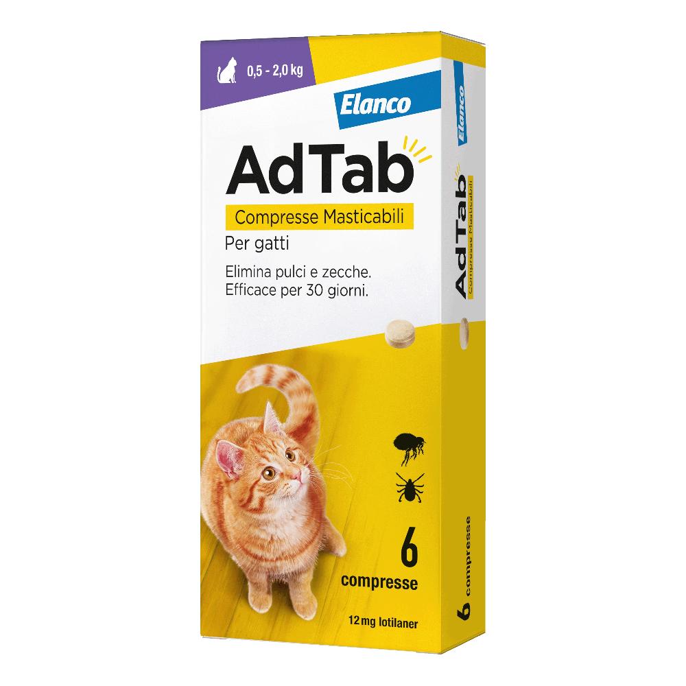 ADTAB 6CPR 12MG GATTI 0 5 2KG