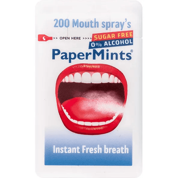 PaperMint Spray Orale per Alitosi 12ml Senza Zucchero con Menta Naturale