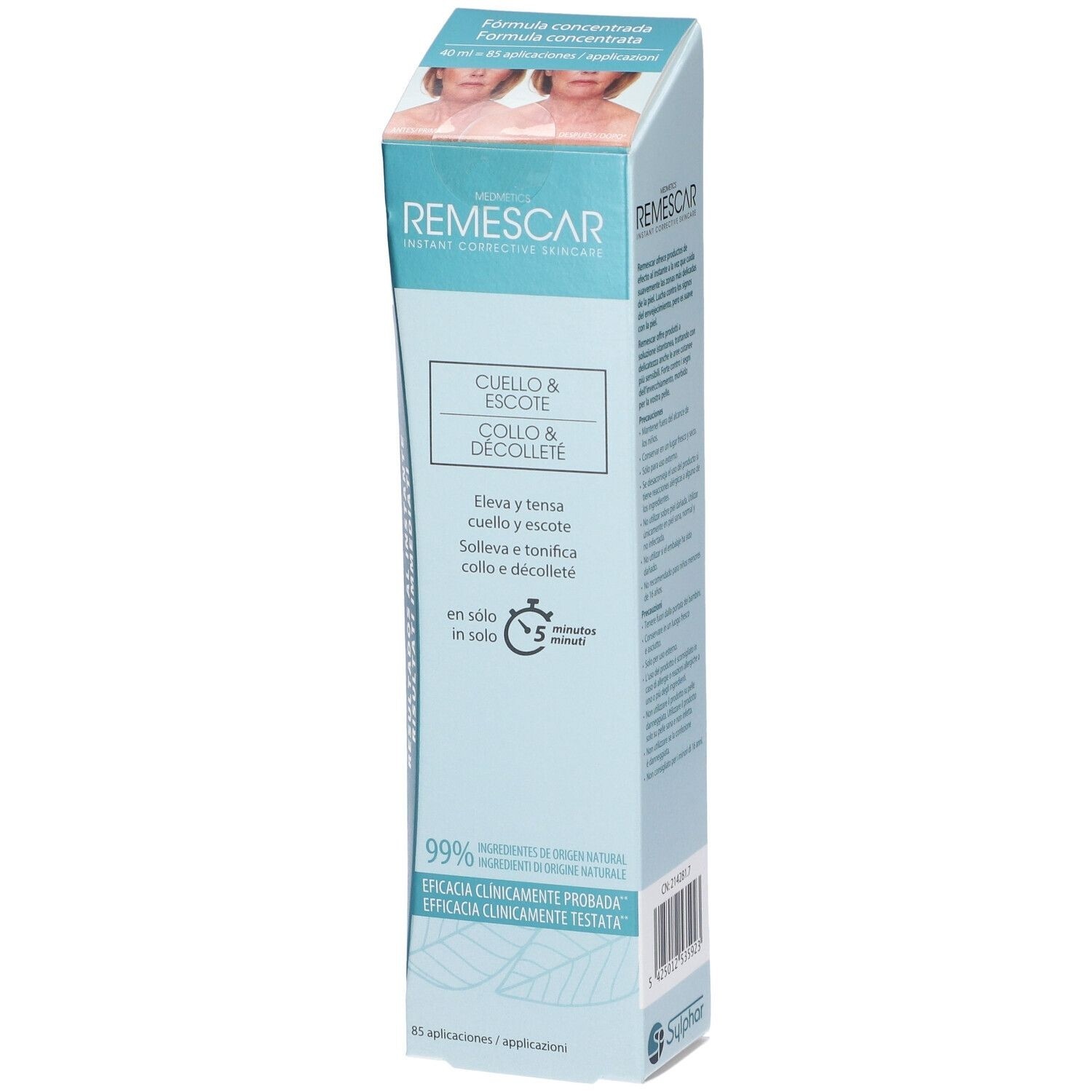 Remescar Collo e Décolleté Crema Lifting Istantaneo 40 ml — confronto prezzi