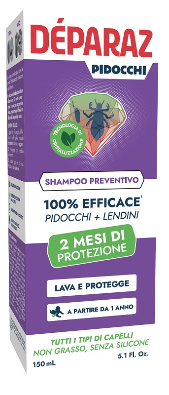 deparaz shampoo preventivo anti pidocchio 150 ml — confronto prezzi