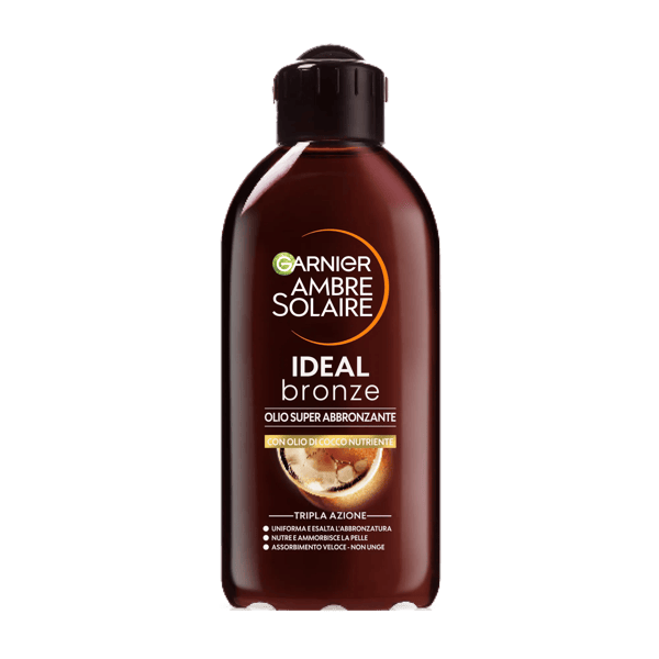 Garnier Ambre Solaire Ideal Bronze Olio Abbronzante al Cocco 200 ml — confronto prezzi