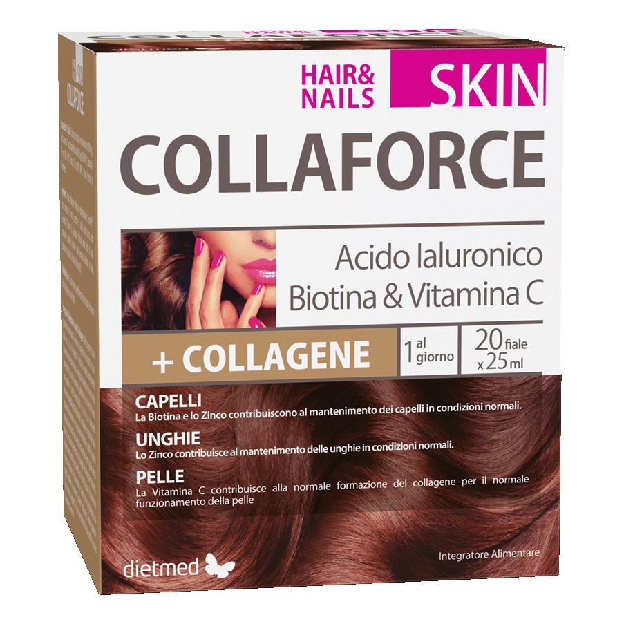 Collaforce skin hair &amp; nails 20 fiale da 25 ml