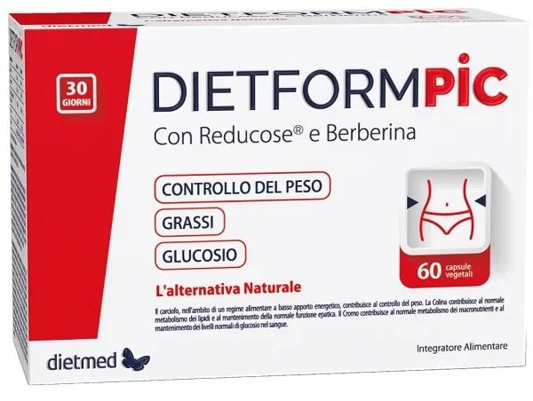 Dietformpic Integratore per il Controllo Peso e Metabolismo 60 Capsule