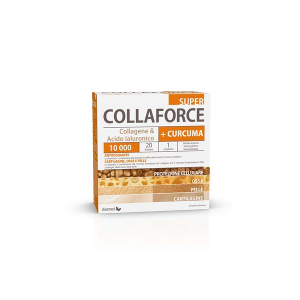 Dietmed Collaforce Super + Curcuma Integratore Alimentare, 20 bustine — confronto prezzi