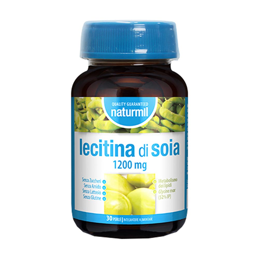 Dietmed Naturmil - Lecitina di Soia 1200mg Integratore Alimentare, 30 Perle — confronto prezzi