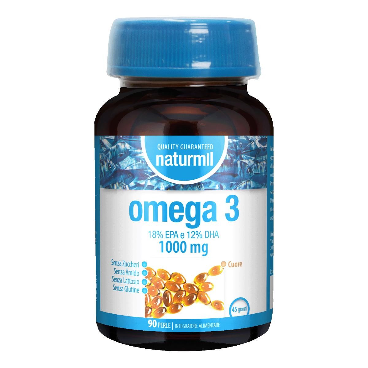 Naturmil Omega 3 Integratore Per Il Normale Funzionamento Del Cuore 90 Perle — confronto prezzi