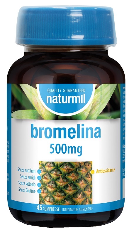 Naturmil bromelina 500mg 45 compresse
