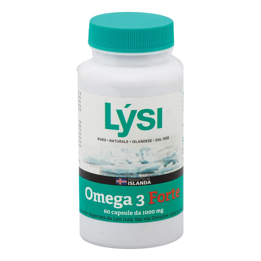 Lysi Omega 3 Forte Integratore Alimentare, 60 Capsule