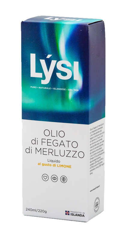 Lysi Olio Fegato Merluzzo Limone 240ml