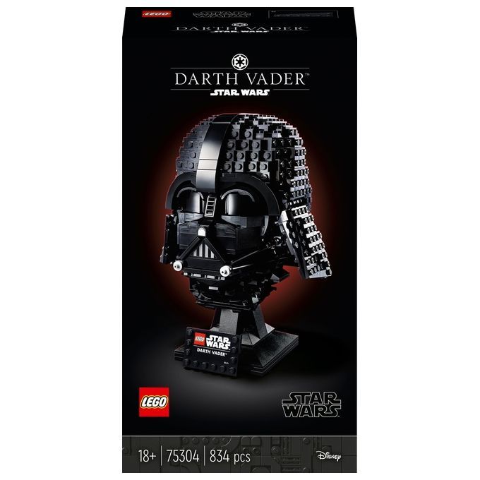 LEGO Star Wars 75304 Casco di Darth Vader, Modellino da Costruire Fai Te per Adulti, Idee Regalo 1 St