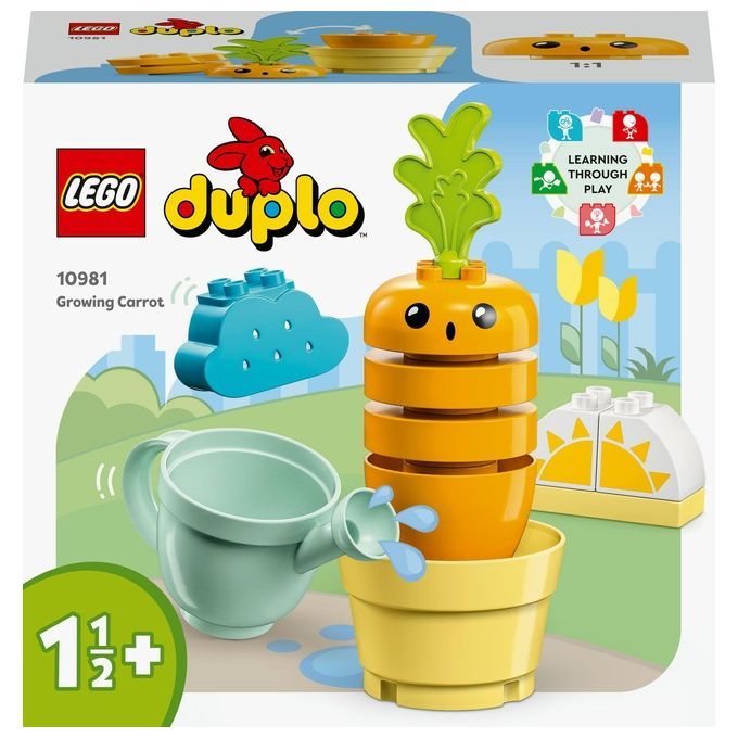 LEGO DUPLO My First 10981 Una Carota che Cresce, Gioco Impilabile, Giochi Educativi per Bambini da 1 St — confronto prezzi