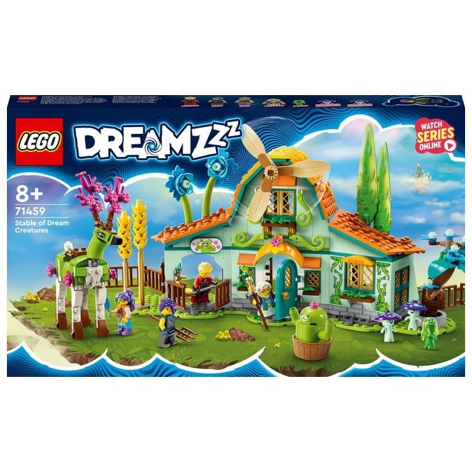 LEGO DREAMZzz 71459 Scuderia delle Creature dei Sogni, Fattoria Giocattolo con Cervo Costruibile in 1 St