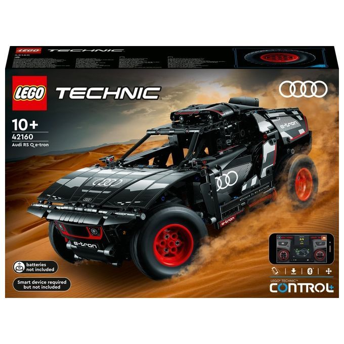 LEGO Technic 42160 Audi RS Q E-Tron, Macchina Telecomandata da Rally, Modellino Auto con App CONTRO 1 St