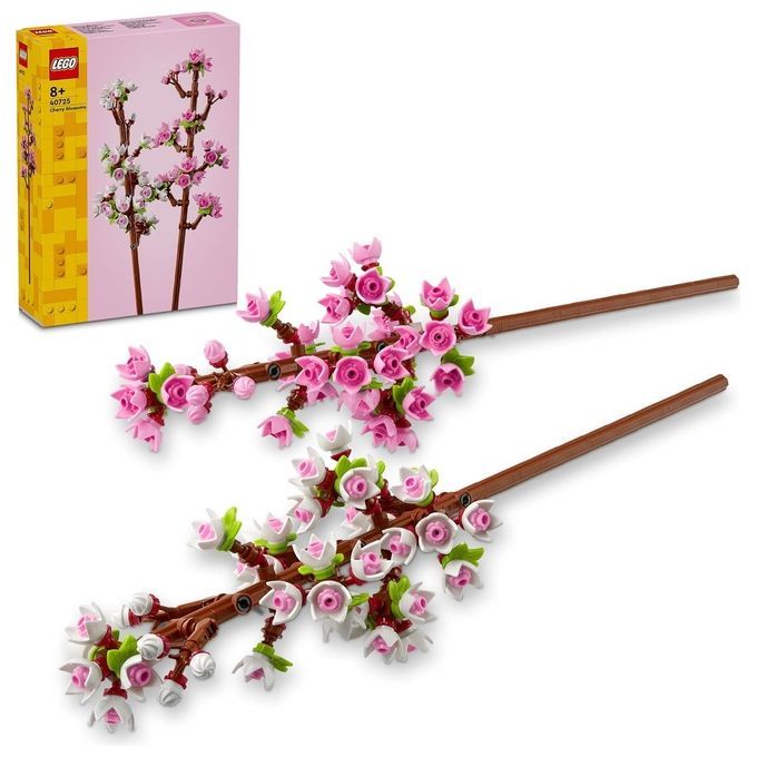 LEGO Creator 40725 Fiori di Ciliegio, Set per Adulti e Bambini 8+ Anni, Regalo San Valentino, p 1 St