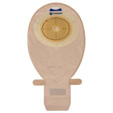 Sacca per ileostomia con hide/away aperta ricoperta in tessuto non tessuto ritagliabile con velcro 10/76mm misura maxi 650ml 30 pezzi