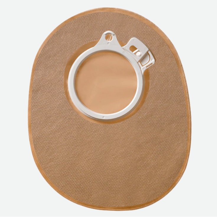 Sacca per colostomia sistema a 2 pezzi sensura click chiusa ricoperta in tnt foro 50mm capacita' midi 340ml 30 pezzi
