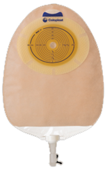 Sacca ricoperta in tnt sistema monopezzo per urostomia con multichamber sensura ritagliabile 10/76 mm maxi 400 ml 30 pezzi