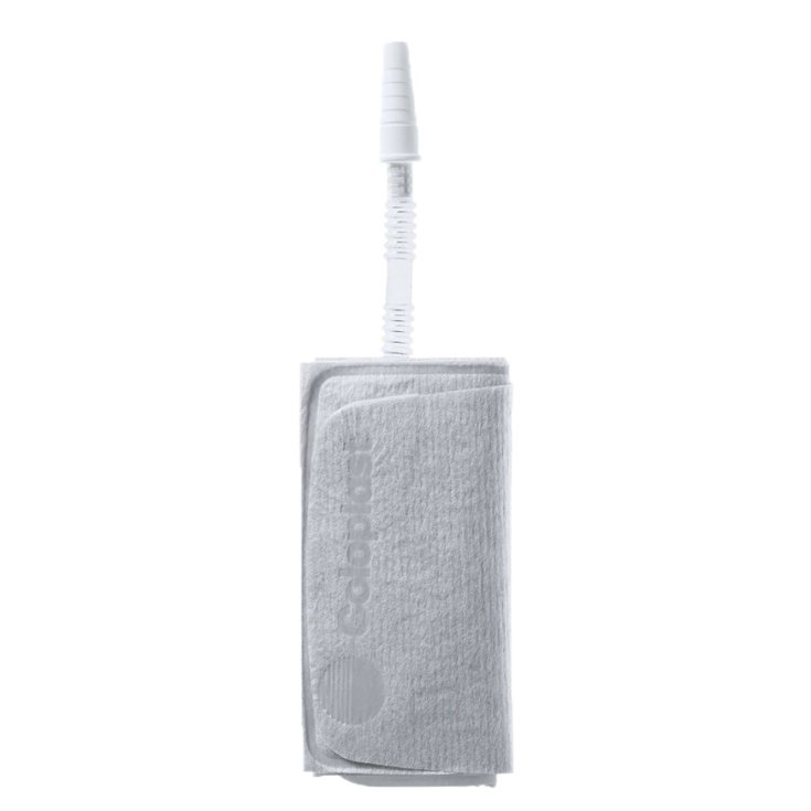 Sacca da gamba conveen active riutilizzabile da 250 ml tubo 7 cm con valvola antireflusso e chiusura in velcro 10 pezzi