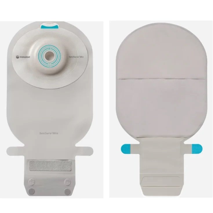 Sensura mio convex soft sacca ileostomia monopezzo aperto maxi 470 ml con apertura ispezionabile 15-33 mm 10 pezzi