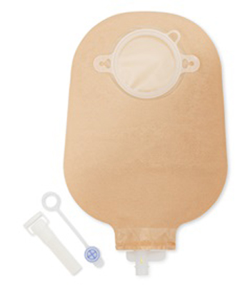 Sacca Urostomia Anatomica Uro Rubinetto Di Chiusura Sicurezza Nova 2 43Mm 10 Pezzi+1Attatore+Tappini Esterni pz Bustina