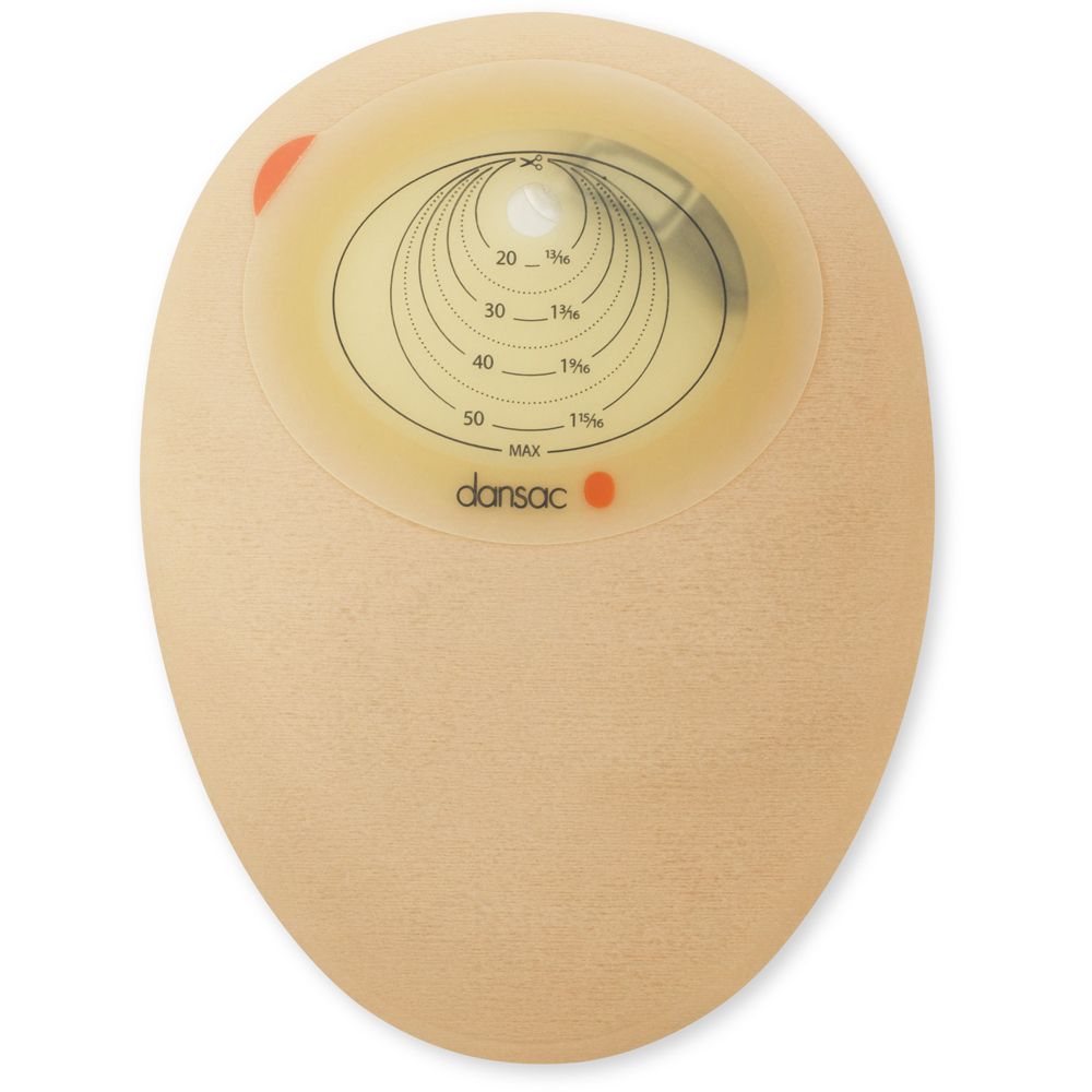 Sacca Monopezzo Per Colostomia Dansac Novalife1 Midi Chiusa Opaca 70Mm Ritagliabile 35-55 30 pz Bustina