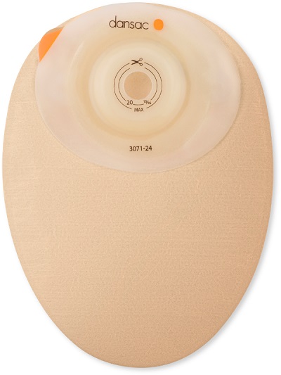 Dansac Novalife Tre 1 Sacca Chiusa Softconvex Maxi Per Colostomia Con Finestra Ritagliabile 15-54Mm 570 Ml 10 St