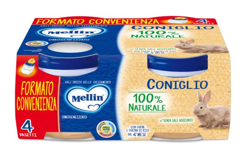 Mellin Omogeneizzato di Coniglio 4 x 80 g