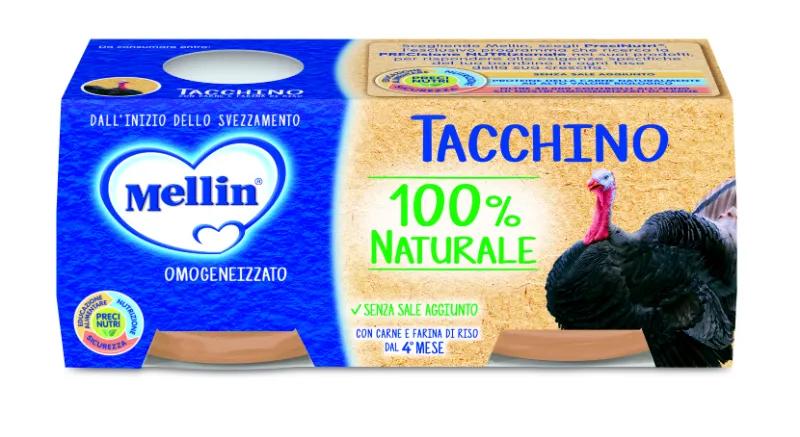 Mellin omogeneizzato tacchino 2 x 80 g