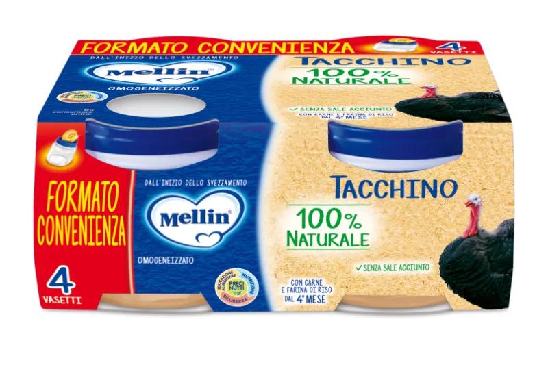 Mellin Omogeneizzato di Tacchino 4 x 80 g — confronto prezzi