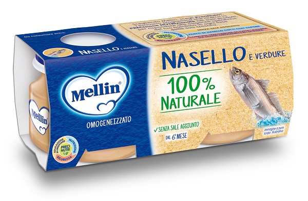 Mellin Omogeneizzato Nasello 4x80 g Pappa