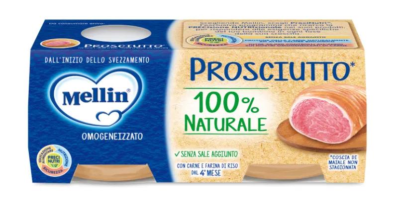 Mellin Omogeneizzato Di Prosciutto 2 x 80 g