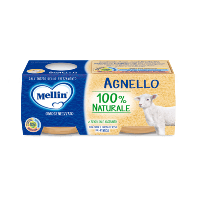 Mellin Omogeneizzato di Agnello 2 x 80 g