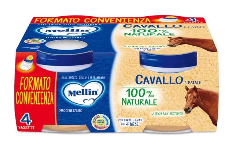 Mellin Omogeneizzato Cavallo Dal 4°mese 4X80 gr — confronto prezzi
