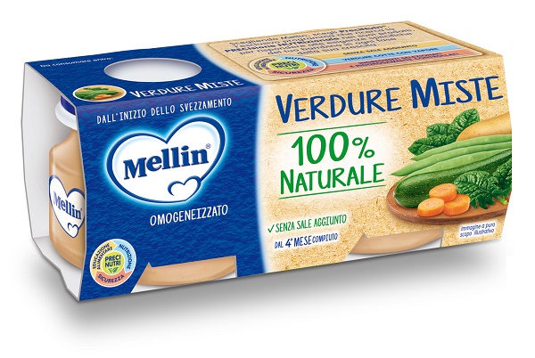 Mellin Omogeneizzato Di Verdure Miste 4+m 320 g Pappa — confronto prezzi