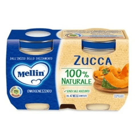 Mellin Omogeneizzato Zucca 2x125g — confronto prezzi
